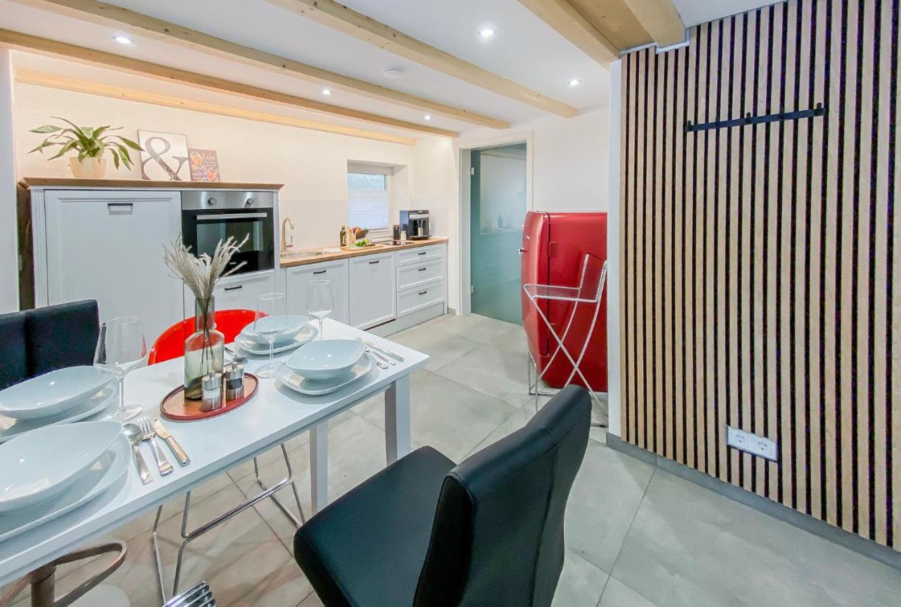 Stylisches Apartment Mit Terrasse In Der Altstadt Von Donauwoerth Exterior foto