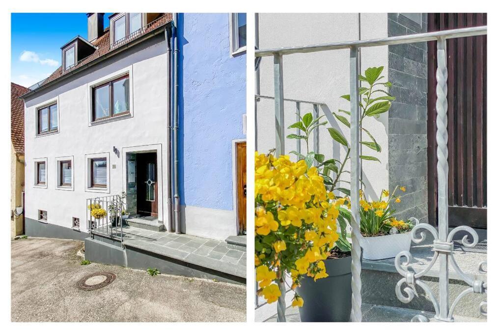 Stylisches Apartment Mit Terrasse In Der Altstadt Von Donauwoerth Exterior foto